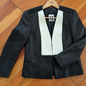 M Missoni size 40 black and white blazer